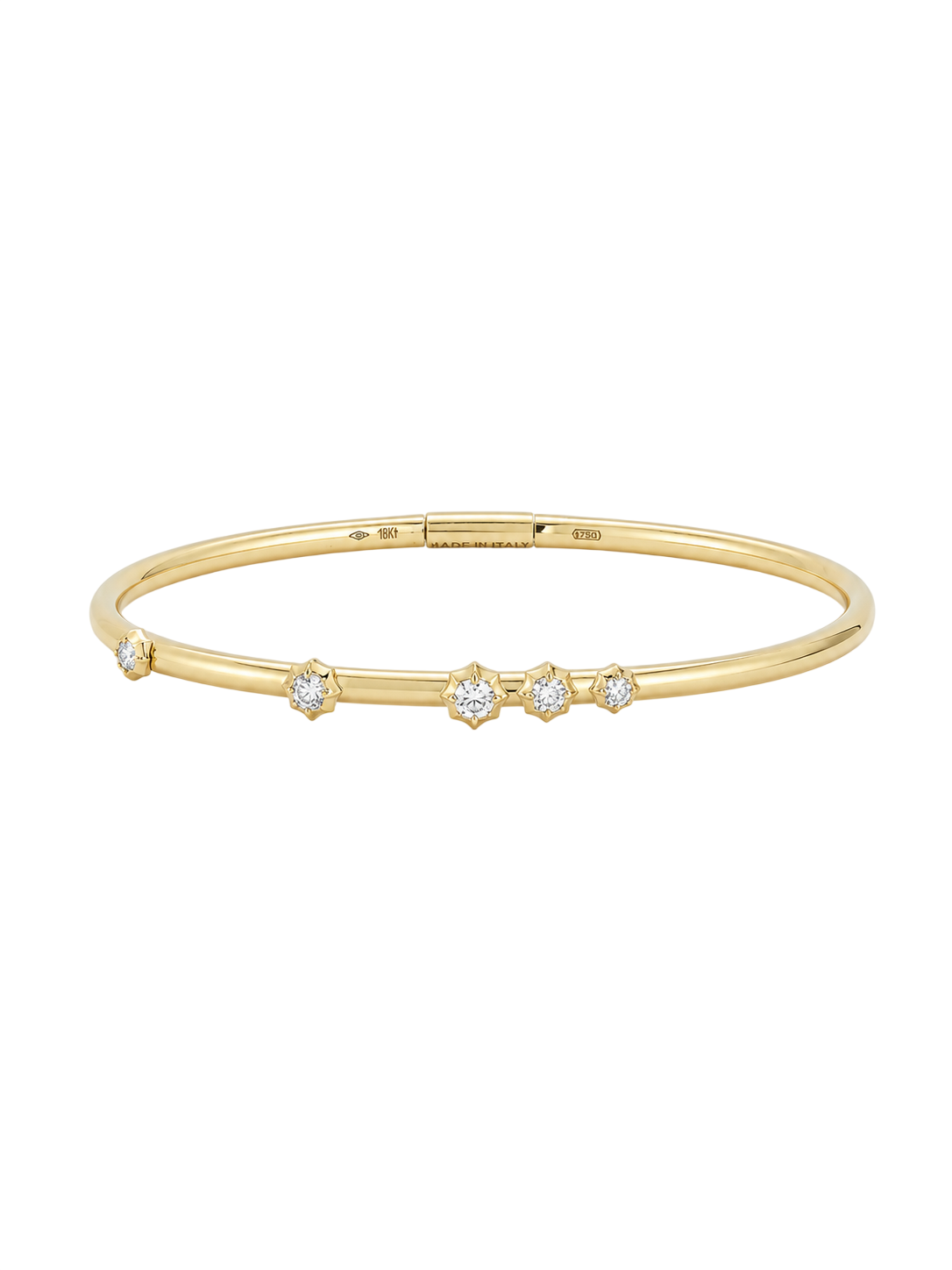 Constellation Diamond Plié Bangle